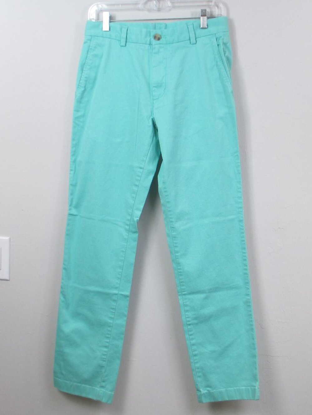 Vineyard Vines Women's Jeans Size 30 Aqua Green Skinny Stretch Denim Preppy